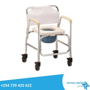 commode chair with wheels