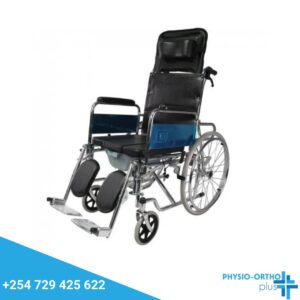 reclining commode wheelchair